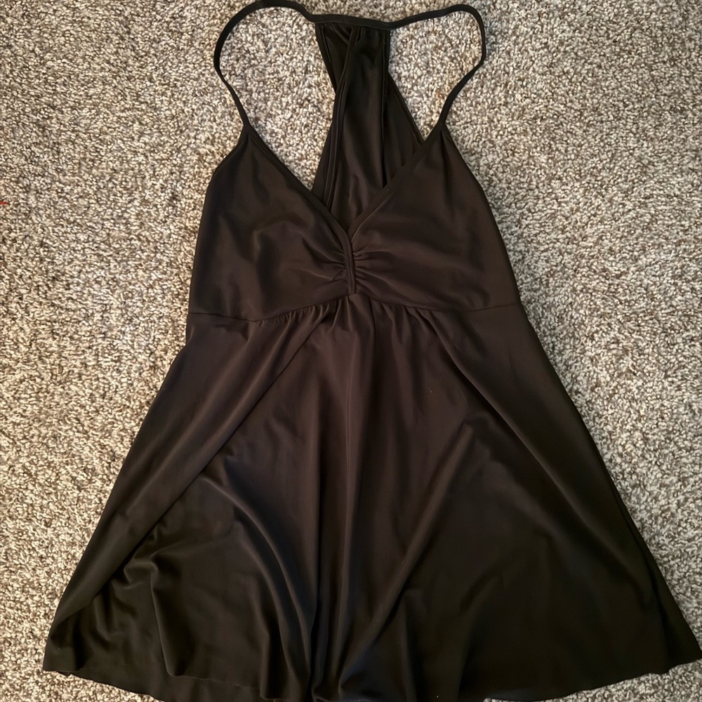 Express Black tank - v-neck with twist back